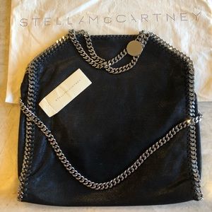 Stella McCartney Falabella Shaggy Deer Fold Over